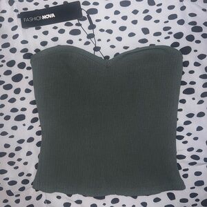 Fashion nova green tube top